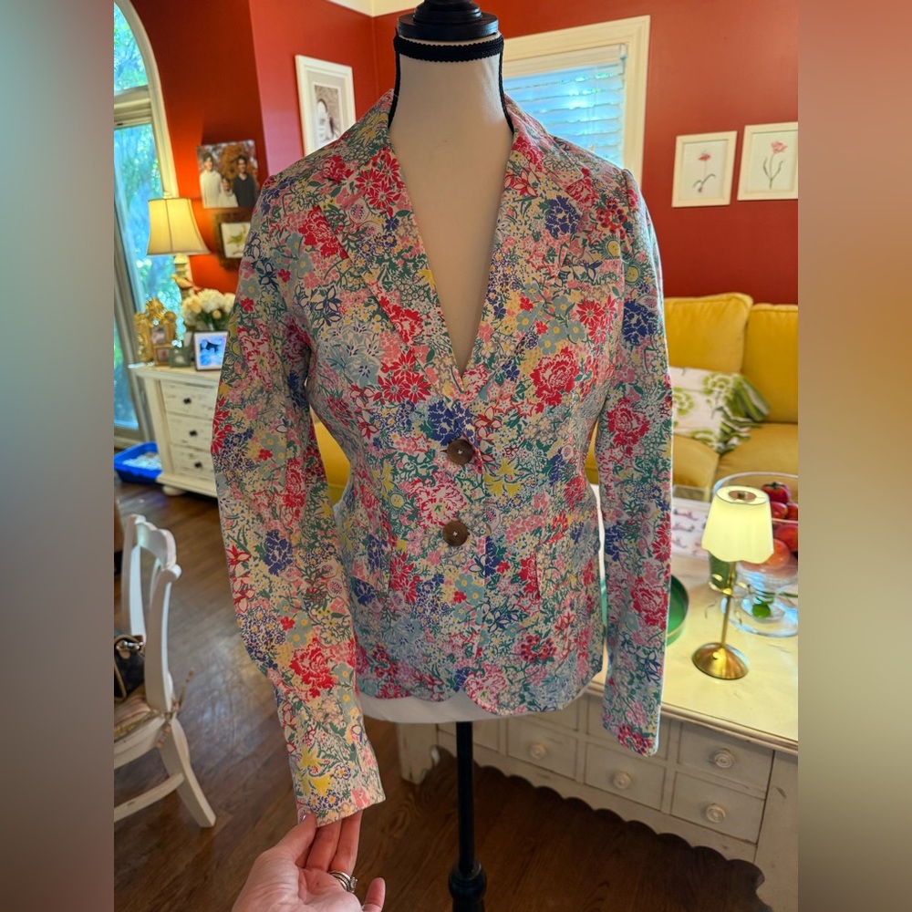 Joules Multicolor Floral Women's Blazer